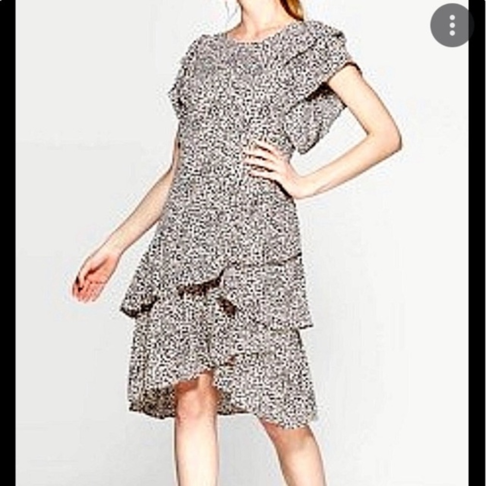 Who What Wear Ruffle Leopard Dress 👗